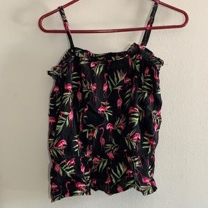 Flamingo Cropped Tank